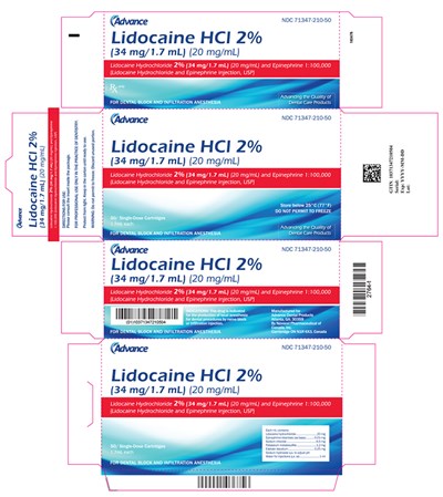 Principal Display Panel-1.7 mL Cartridge Carton (2764 1 L100 Atlanta Dental Us Pc Gtin)